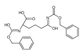 N2,N6-Bis(benzyloxycarbonyl)-L-homoglutamine structure