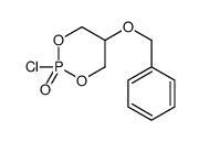 2-chloro-5-phenylmethoxy-1,3,2λ5-dioxaphosphinane 2-oxide Structure