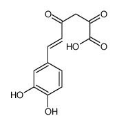 6-(3,4-dihydroxyphenyl)-2,4-dioxohex-5-enoic acid结构式