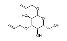 D-Glucopyranoside, 2-propen-1-yl 3-O-2-propen-1-yl结构式