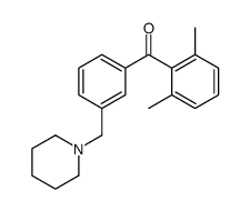 2,6-DIMETHYL-3'-PIPERIDINOMETHYL BENZOPHENONE图片