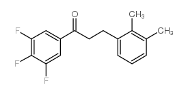 3-(2,3-DIMETHYLPHENYL)-3',4',5'-TRIFLUOROPROPIOPHENONE结构式