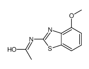 Acetamide, N-(4-methoxy-2-benzothiazolyl)- (9CI)结构式