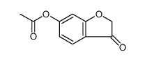 3(2H)-Benzofuranone, 6-(acetyloxy)结构式