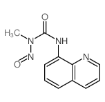 1-methyl-1-nitroso-3-quinolin-8-yl-urea picture