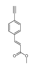 methyl 3-(4-ethynylphenyl)prop-2-enoate Structure