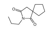 2-propyl-2-azaspiro[4.4]nonane-1,3-dione结构式