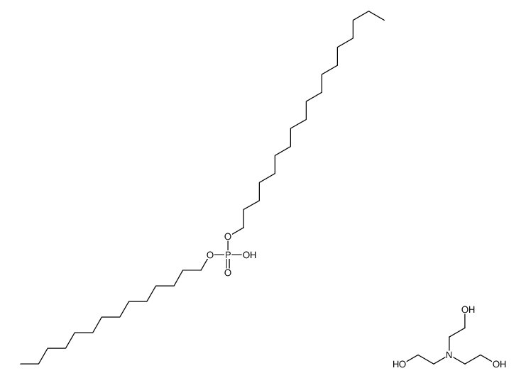 octadecyl tetradecyl hydrogen phosphate, compound with 2,2',2''-nitrilotriethanol (1:1) picture