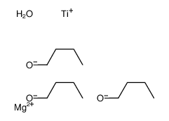 magnesium tributoxyoxotitanate(2-) structure