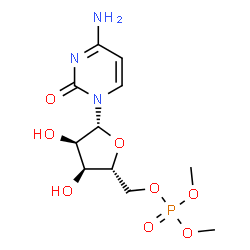 cytidine-5'-O-dimethylphosphate Structure