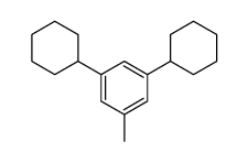 3,5-dicyclohexyl-toluene Structure