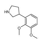 3-(2,3-Dimethoxyphenyl)pyrrolidine结构式