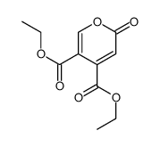 diethyl 6-oxopyran-3,4-dicarboxylate Structure