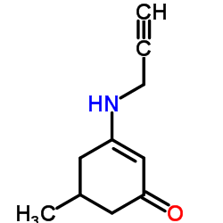 5-Methyl-3-(2-propyn-1-ylamino)-2-cyclohexen-1-one结构式