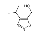 (4-Isopropyl-1,2,3-thiadiazol-5-yl)methanol结构式