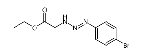 ethyl N-(p-bromophenylazo)glycinate Structure