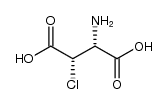threo-(2R,3S)-3-chloroaspartic acid Structure