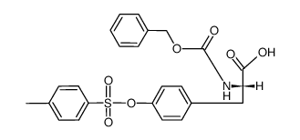 N-benzyloxycarbonyl-O-tosyl-(S)tyrosine结构式