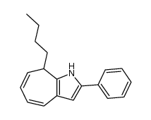 8-butyl-2-phenyl-1,8-dihydrocyclohepta[b]pyrrole结构式