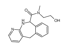 10,11-Dihydro-N-(2-hydroxyethyl)-N-methyl-5H-pyrido[2,3-c][2]benzazepine-10-carboxamide Structure