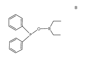 (diphenylphosphinooxy)diethylborane-borane结构式