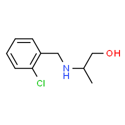 2-{[(2-chlorophenyl)methyl]amino}propan-1-ol Structure