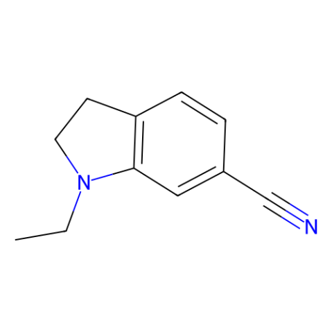 1-Ethylindoline-6-carbonitrile structure