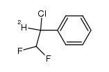 (1-chloro-2,2-difluoroethyl-1-d)benzene结构式