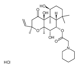 6-((piperidino)acetoxy)-7-desacetylforskolin Structure