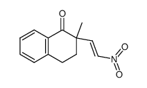 2-Methyl-2-(2-nitrovinyl)-1-tetralone结构式