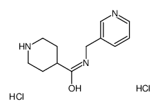 N-(Pyridin-3-ylmethyl)piperidine-4-carboxamide dihydrochloride图片