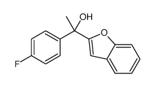 1-(1-benzofuran-2-yl)-1-(4-fluorophenyl)ethanol Structure