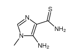 5-amino-1-methylimidazole-4-thiocarboxamide Structure