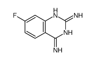 2,4-DIAMINO-7-FLUOROQUINAZOLINE结构式