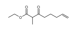 ethyl 2-methyl-3-oxo-7-octenoate Structure