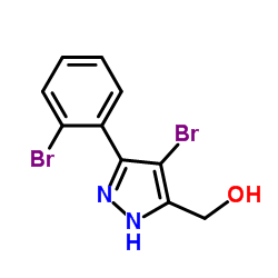 (4-bromo-3-(2-bromophenyl)-1H-pyrazol-5-yl)Methanol picture