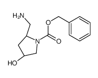 (2S,4S)-BENZYL 2-(AMINOMETHYL)-4-HYDROXYPYRROLIDINE-1-CARBOXYLATE picture