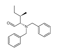 (2S,3S)-2-(N,N-Dibenzylamino)-3-methylpentanal结构式
