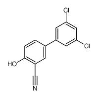 5-(3,5-dichlorophenyl)-2-hydroxybenzonitrile结构式