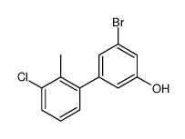 3-bromo-5-(3-chloro-2-methylphenyl)phenol Structure