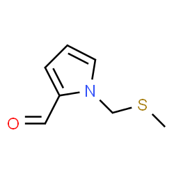 1H-Pyrrole-2-carboxaldehyde, 1-[(methylthio)methyl]- (9CI)结构式