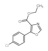 Ethyl 5-(4-chlorophenyl)oxazole-4-carboxylate Structure