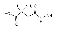 L-Aspartic acid,4-hydrazide structure