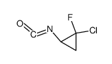 1-chloro-1-fluoro-2-isocyanatocyclopropane结构式