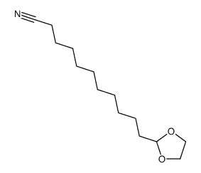 11-(1,3-dioxolan-2-yl)undecanenitrile Structure