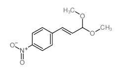 Benzene,1-(3,3-dimethoxy-1-propen-1-yl)-4-nitro-结构式