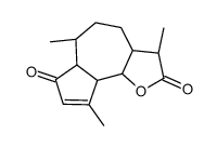 (3S,3aS)-3,6,9-trimethyl-3,3a,4,5,6,6a,9a,9b-octahydroazuleno[4,5-b]furan-2,7-dione Structure