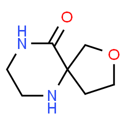 2-Oxa-6,9-diazaspiro[4.5]decan-10-one结构式