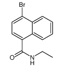 4-bromo-N-ethylnaphthalene-1-carboxamide structure