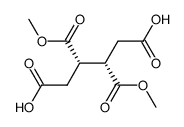 rac-trans-3,4-bis(methoxycarbonyl)hexanedioic acid结构式